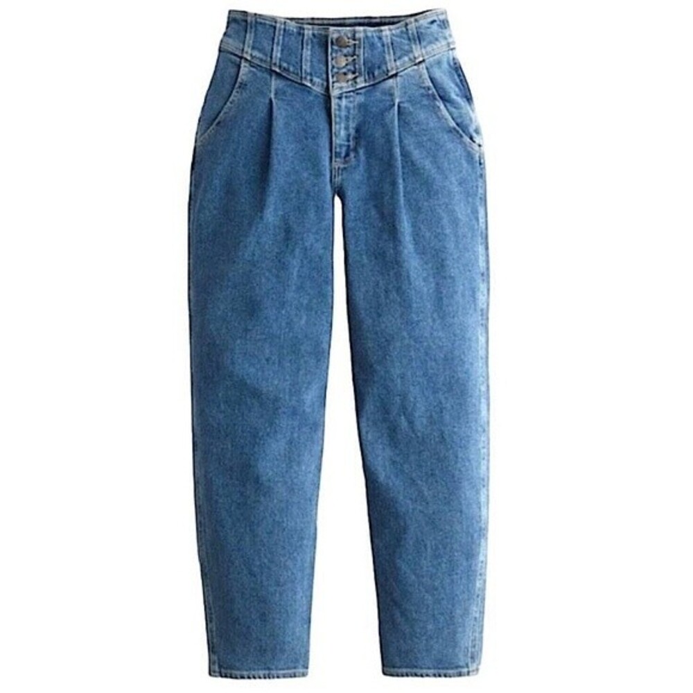 Hollister Ultra High Rise 80's Mom Jeans Vintage Stretch Size W26 3S